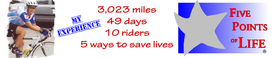Cheryl's FPOL 2000 Ride Blog